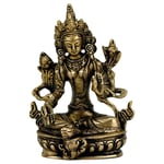 Green Tara Brass Small -- 680 G; 13 Cm