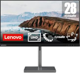 Lenovo L28u-35 28 Inch PC Monitor | 4K Ultra HD, 2160p, 60Hz, 6ms, WLED, HDMI