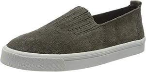 Minnetonka Femme Gabi Slip on Baskets à Enfiler, Gris, 39 EU