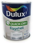 Dulux - Quick Drying Eggshell Paint For Wood & Metal - Goose Down - 750ml