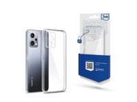 Xiaomi Redmi Note 12 Pro+ Silikondeksel Fra 3Mk Clear Case-Serien - Gjennomsiktig