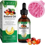 Batana Oil for Hair Growth with Scalp Massager 100% Pure & Natural Raw Batana