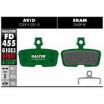 Green Pro SRAM Code R, RSC, Guide RE, DB8 FD455G1554T GALFER B Brake Pads