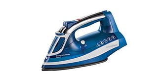 Russell Hobbs Absolute Steam Iron, Ceramic soleplate, Even Steam design, 150g Steam Shot, 30g Continuous steam, 320ml Water Tank, Self-clean & Anti-calc function, 3m Cord, Auto Shut Off, 2600W, 25900