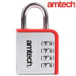 4 DIGIT COMBINATION ZINC ALLOY PADLOCK Luggage/Locker Shed Gate Secure Door Lock