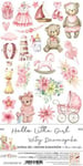 Craft o Clock Paper Pack O - Hello Little Girl Extras Set