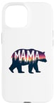 iPhone 15 MAMA BEAR Women Scenic Christmas Pajama Family Mom Gift Case