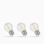 Spectrum LED LED-lampa E27 1W 2700K 60 lumen 3-pack