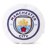 Manchester City FC Officially Licensed Crest Cushion: The 'Cityzens' Essential for Home & Away Match-Day Comfort for Supporters Young and Old