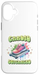 Coque pour iPhone 16 Plus Chaussure de course mignonne de super-héros de tapis roulant