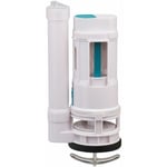 Toilette Bottom Inlet Fill Valve Connected Double Push Button Dual Flush 21cm-