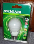 Ampoule SYLVANIA Économie D'Énergie E27 7W Puissance 30W Goutte Globo Chaud