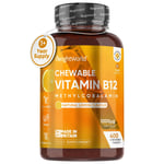 Vitamin B12 - 400 Tablets - Immune system - reduces tiredness & fatigue - Vegan