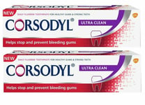 Corsodyl Ultra Clean Toothpaste 75ml Pack of 2