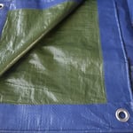 Tenax Cover All Bâche à Oeillets Vert-Bleu 4,00x6 m 90 g/m², Bâche de Protection pour Bois, Meubles de Jardin, Voitures, Piscines, Bateaux, Camping, Bâche Imperméable et Indéchirable avec Oeillets