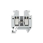 Connecteur de fil électrique MBK 3/E-Z,Mini bornier sur Rail Din 15mm,vis d'alimentation,2,5 mm2,conducteur de câble MBK3E-Z,10 pièces - Type Gray