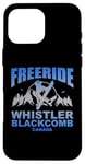 Coque pour iPhone 16 Pro Max Freeride Snowboard Sifflet Blackcomb Canada