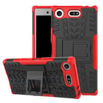 Sony Xperia XZ1 Compact      Heavy Duty Case    [Red]