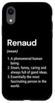 Coque pour iPhone XR Renaud Définition du nom Dictionnaire amusant