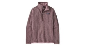 Polaire femme patagonia better sweater 1 4 zip violet