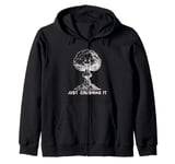 Just Crushing It Explosion Sarcastic Zip Hoodie