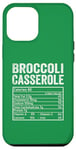 Coque pour iPhone 12 Pro Max Casserole de brocoli Valeur nutritive Aliments Famille Thanksgiving