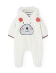 Boboli Play Suit Fur For Baby Hooded Vit