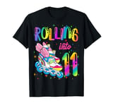 Rolling Into 11 years Let's Roll I'm Turning 11 Roller Skate T-Shirt