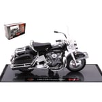 HARLEY DAVIDSON ELECTRA GLIDE 1966 BLACK 1:18 Maisto Moto Die Cast Modellino