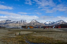 Longyearbyen in Svalbard Spitsbergen