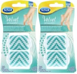 Scholl Velvet Smooth Pedi Exfoliator Refills (4 Pack) for Feet & Legs