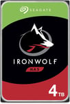 IronWolf 4 To, Disque dur interne NAS HDD, CMR 3,5"" SATA 6 Gbit/s 5 900 tr/min, 64 Mo de mémoire cache, pour NAS RAID, services Rescue valables 3 ans (ST4000VN008)