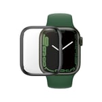 PanzerGlass Apple Watch 45mm Series 7 Heltäckande skal med skärmskydd, svart