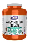 Now Foods - Whey Protein Isolate, Chocolate - 2268 g