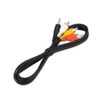 AV AUDIO VIDEO TV CABLE CORD LEAD FOR LOGIK L7DUAL11 PORTABLE DVD PLAYER