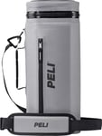 PELI Glacière Souple à bandoulière, glacière Portable légère et de qualité supérieure dotée d’Une capacité de 8 canettes, Volume intérieur : 8 litres, Couleur : Gris Clair