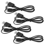 4PCS USB Power Charge Cable Adapter USB Charger Charging Power Cable Cord För 3DS/NDSI/NEW/2DS