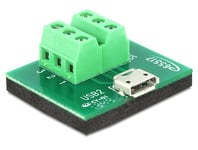 Delock USB-adapter - 6-pins terminalblokk til Micro-USB type B