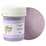 Colour Splash Pearl Food Colouring Dusts, Lustre Dust for A Pearlescent Finish to Cake Surfaces Or Decorations, Create A Rainbow Cake Kit with an Assortment of Glistening Colours - Violet (Purple) 5g