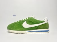 Nike Cortez Vintage OG Trainers Chlorophyll Green Suede Sail UK Size 12 EUR 47.5