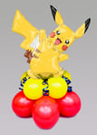 Inflated Pokemon Pikachu Mini Balloon Table Centrepiece COMES FULLY INFLATED