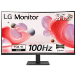 LG 32" Full HD Curved Monitor