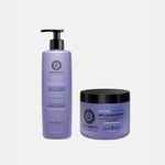 Kera Queen's - Rituel Silver blue (Anti-Jaunissement) - Shampoing 500ml + Masque