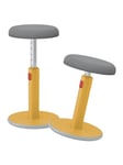 Leitz Ergo Cosy Active Sid-stå balancestol 2 i 1 Varm gul