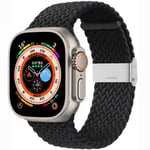 Flätat klockarmband Apple Watch Ultra 2 (49mm) - Black