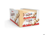 Kinder Bueno White Chocolate, Hazelnut & Wafer Bars Pack of 30 x 39g