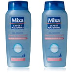 Mixa Gel Douche Dermo-Apaisant à l'Huile d'Amande Douce 1 Unité x 400 ml (Lot de 2)