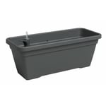 Jardiniere - Plastique - Anthracite - Rectangulaire - L57,9 x P24,3 x H22cm -...