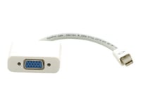 Kramer Adc-Mdp/Gf - Bildskärmsadapter - Mini Displayport (Hane) Till Hd-15 (Vga) (Hona) - 15 Cm - Vit