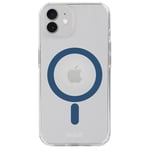 Holdit iPhone 12 / 12 Pro MagSafe Skal - Transparent / Denim Blue